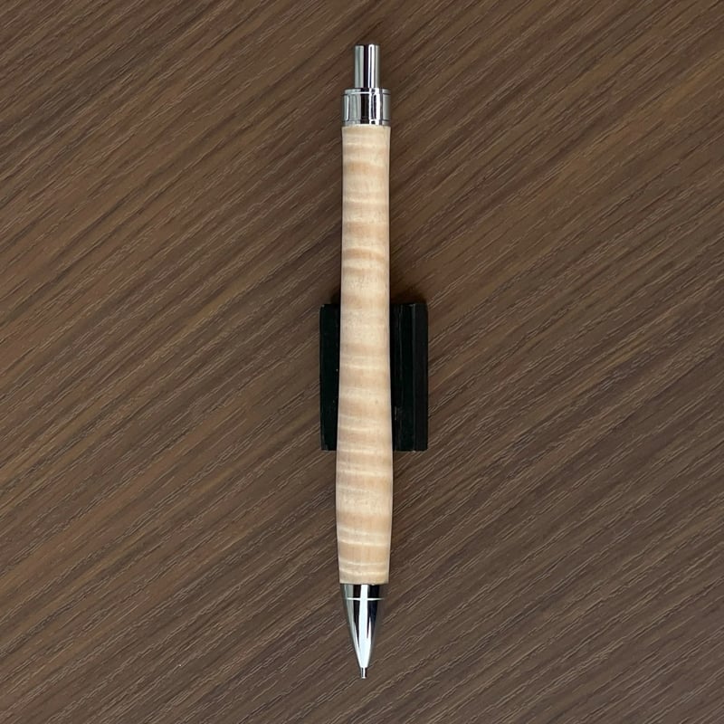 栃(とち)縮杢・トチノキ / UMA10木軸シャープペンシル (SN_420953