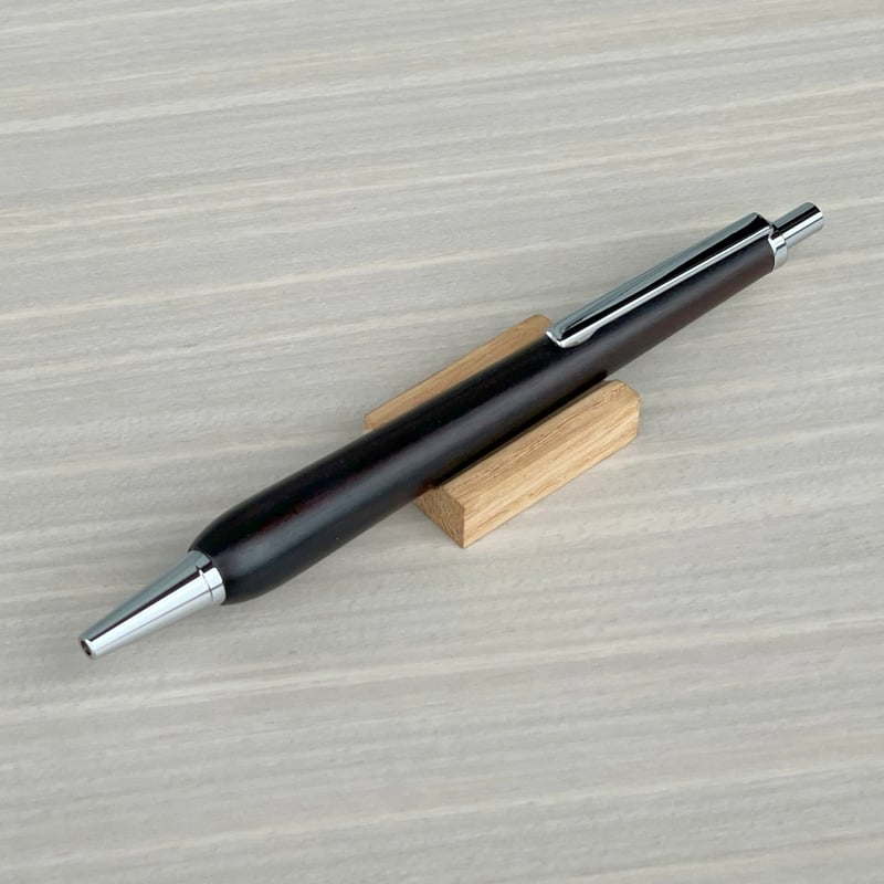 Slim 木軸ボールペン・ノック式 黒檀（こくたん） | MUKU屋