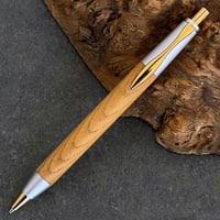 ハンドメイド　回転式　ボールペン　スネークウッド　ペンダント　高級　超希少 世界で最も高価な希少材 スネークウッド(Snake wood)の木製