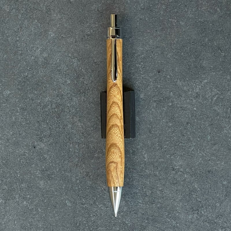 一点もの！【欅（けやき）上杢】 木軸シャープペンシル UMA10