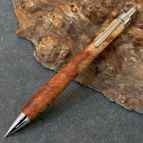 187ペン工房翌檜本花梨瘤杢アウトレット木軸シャーペン木軸ボールペン