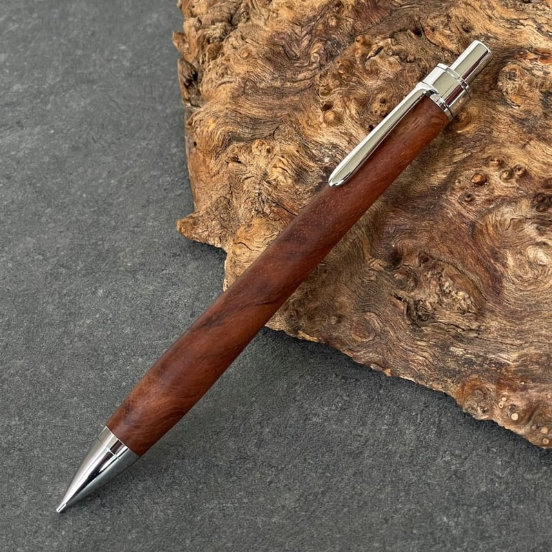 ローズウッドバール（瘤杢） / UMA 木軸シャープペンシル 【一点もの