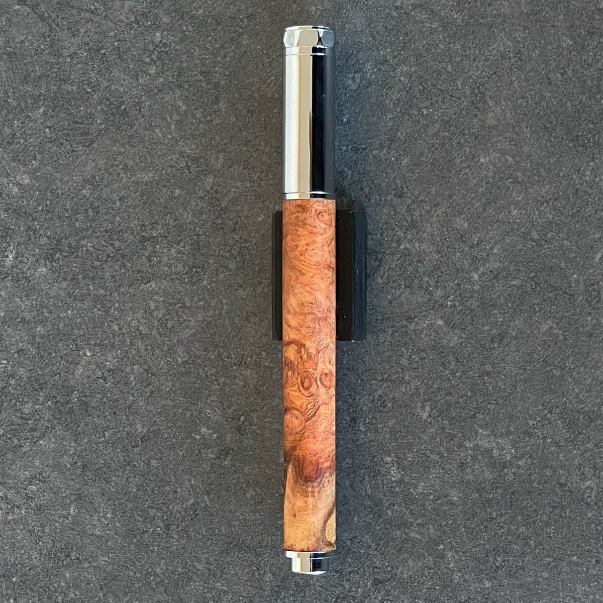 花梨瘤紅白 / Cam 木軸万年筆 SN_421011 【一点もの！】 マグネット