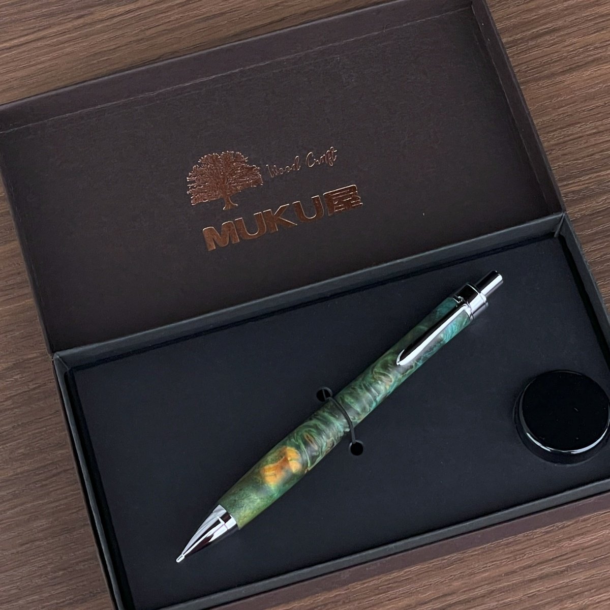 GREEN スタビライズドウッド 木軸シャープペンシル UMA12 (SN_420806