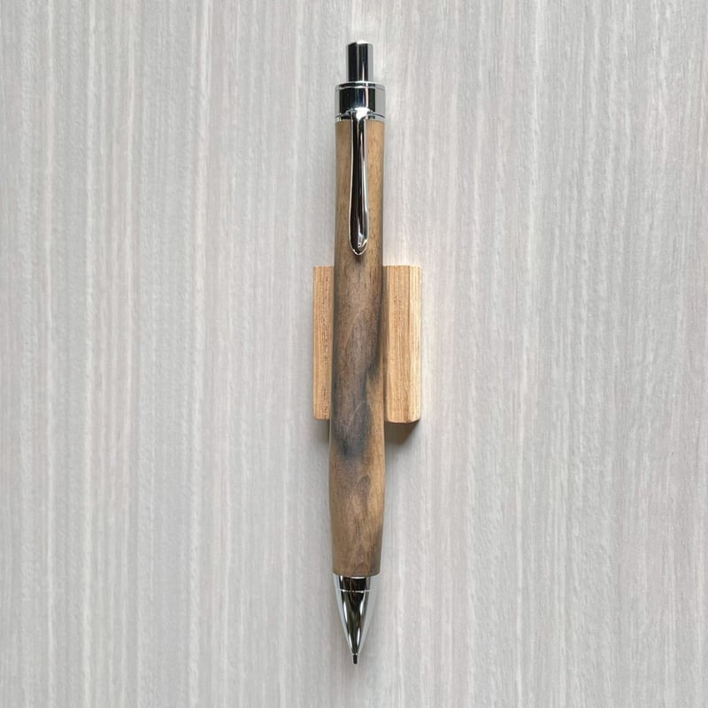 一点もの！【黒柿】 木軸シャープペンシル UMA13 (SN_420542
