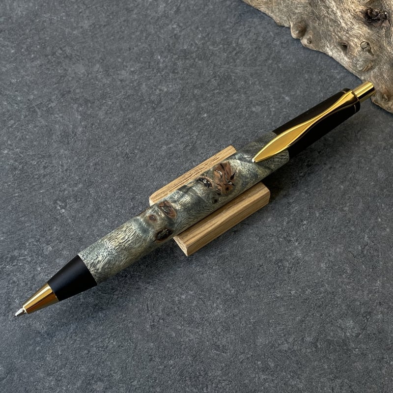 ドラゴンウッド DRAGONWOOD 金箔 ボールペン 木軸ペン 受験 合格 木軸｜ウォールナット シャープペンシル （DRAGONWOOD｜木軸