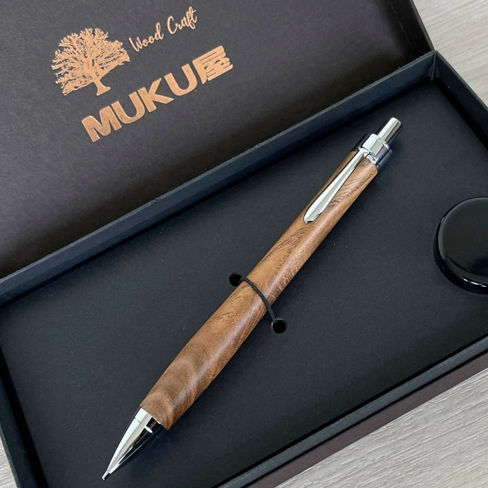 桑（くわ）/ UMA 木軸シャープペンシル 【一点もの！509132