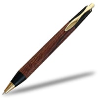花梨瘤紅白 トリコロール / 2つの内部機構を持つ新感覚の木軸ペン