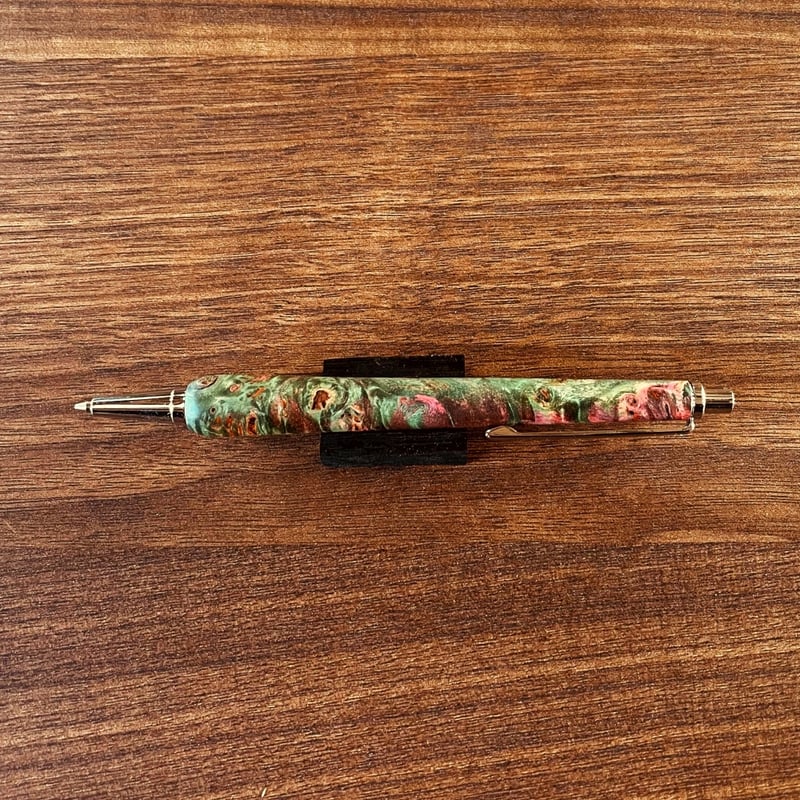 Slim 木軸シャープペンシル0.5mm（ポプラ瘤杢・スタビライズドウッド