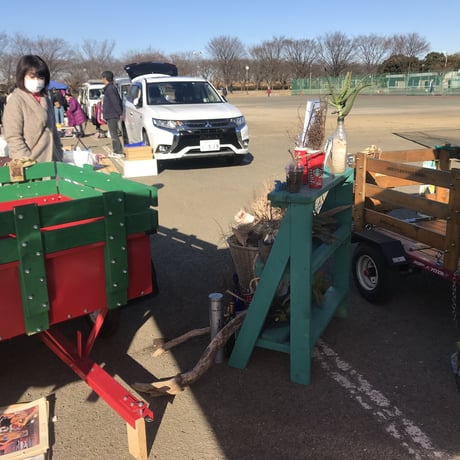 TOY Trailer with Wood fence