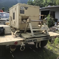 貸発電機トレーラー米軍仕様レンタル