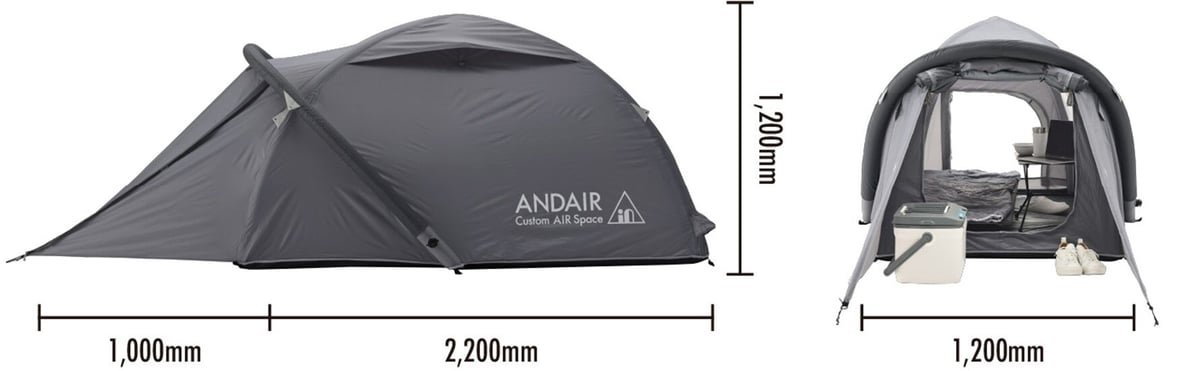 AND AIR Xframe 一人用アウトドアテント | ど~なん屋 AND AIR Xframe 一人用アウトドアテント | ど~なん屋