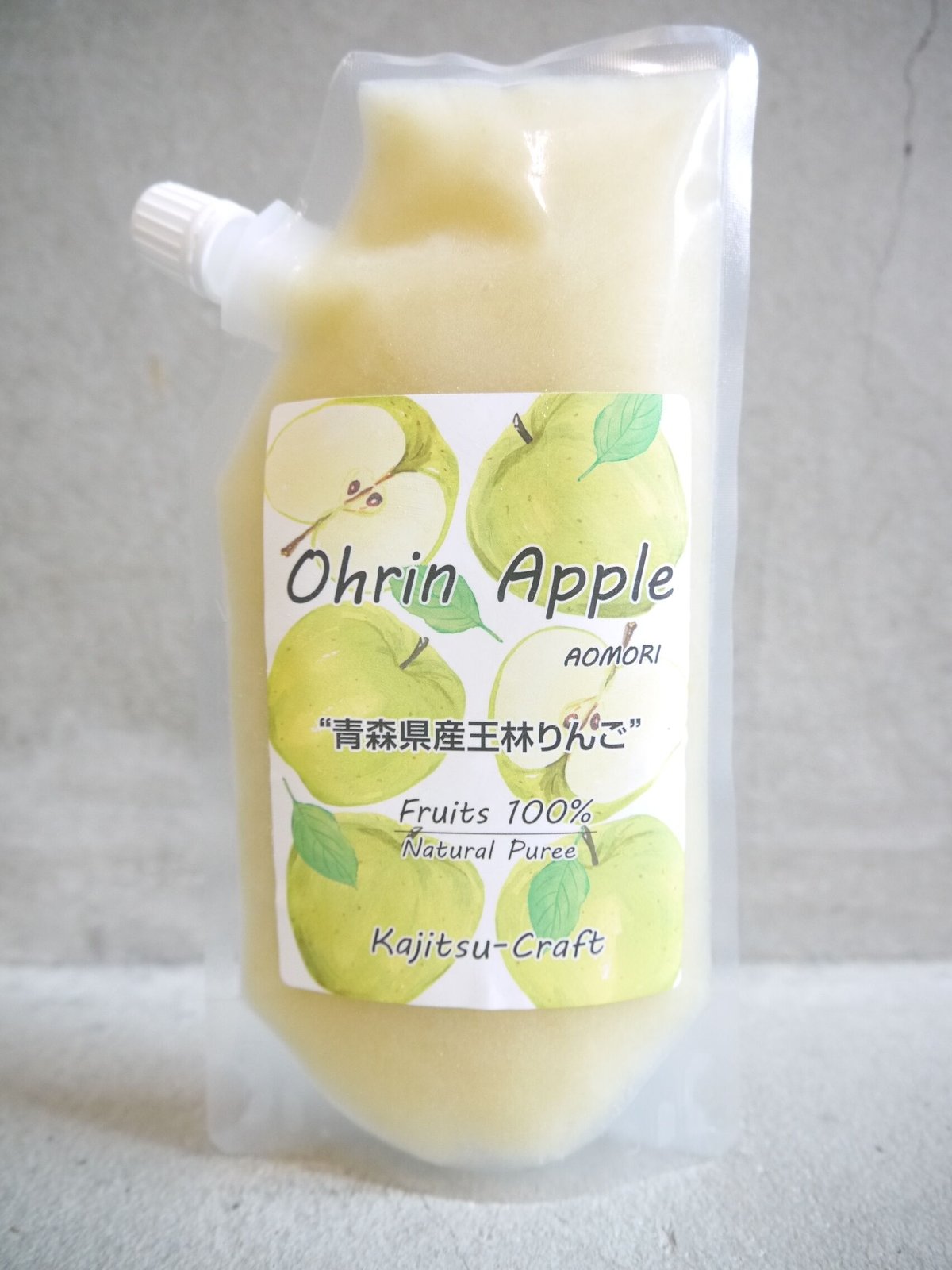 青森県産王林りんごピューレ | 国産フルーツピューレ 果実クラフト