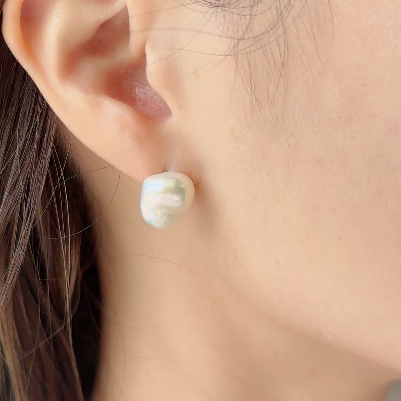 Op.78 Un バロックパールピアス | 1 by 4 jewelry