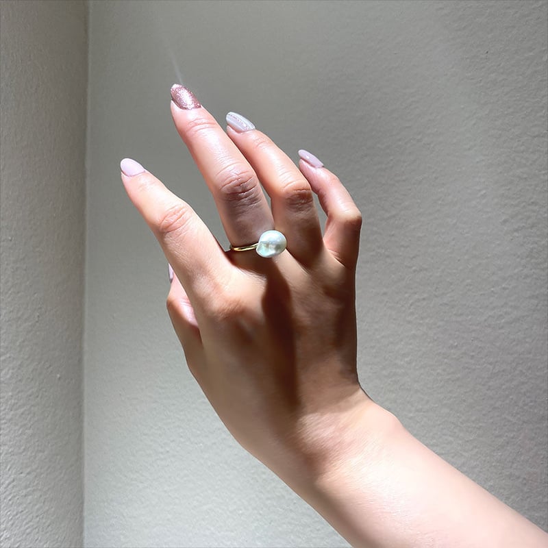 Op.4 lara K10バロックパールリング | 1 by 4 jewelry Op.4 lara K10バロックパールリング | 1 by 4 jewelry
