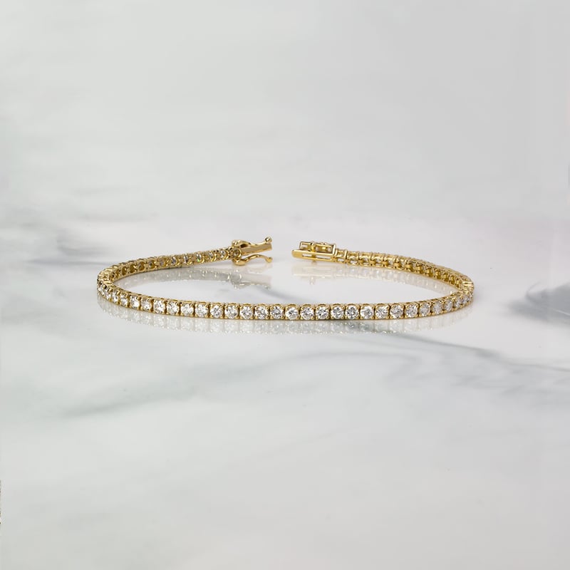 Op.66 Classic テニスブレス K18YG 2ct | 1 by 4 jewelry