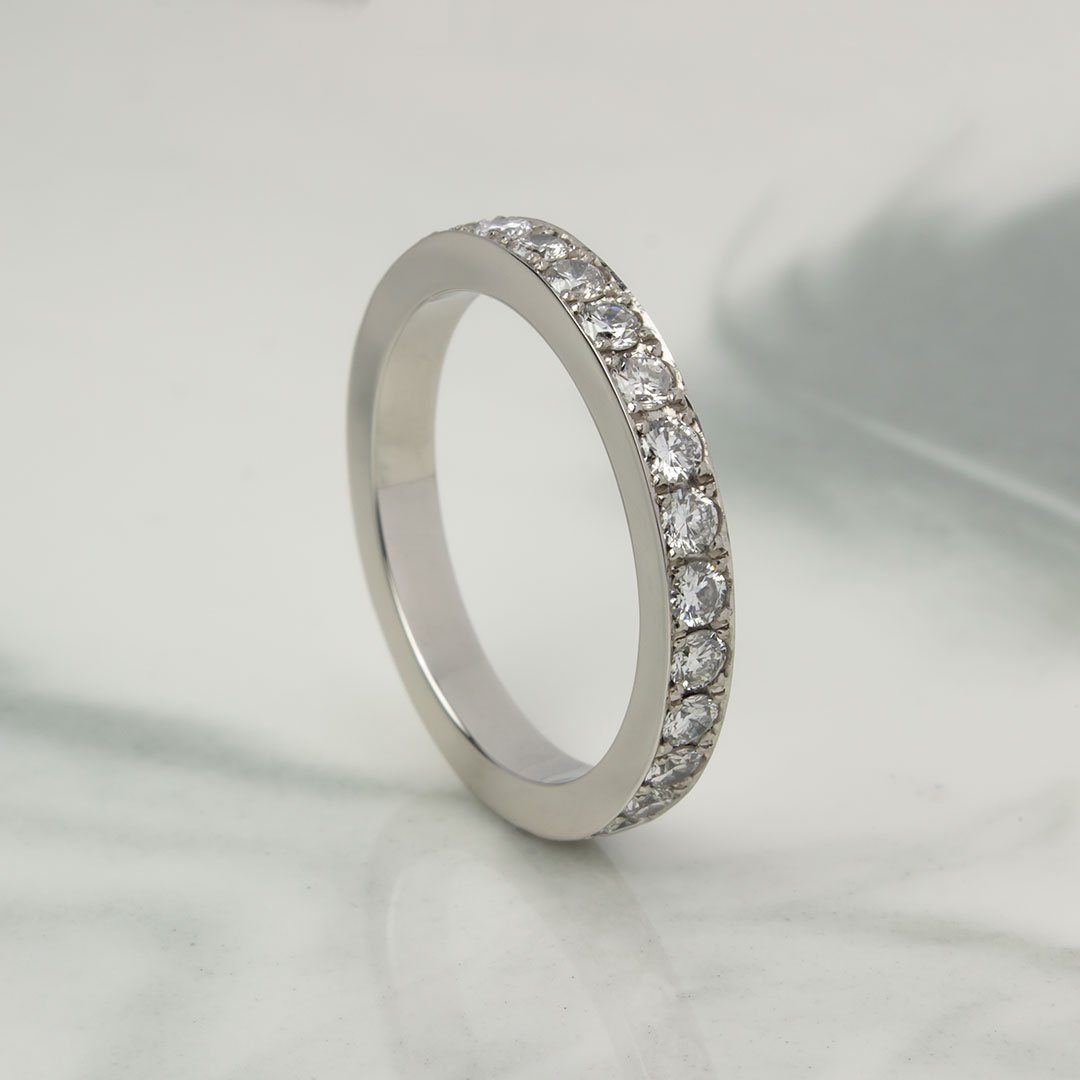 Op.61 オーダーフルエタニティリング | 1 by 4 jewelry