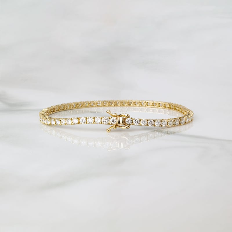 Op.66 Classic テニスブレス K18YG 2ct | 1 by 4 jewelry