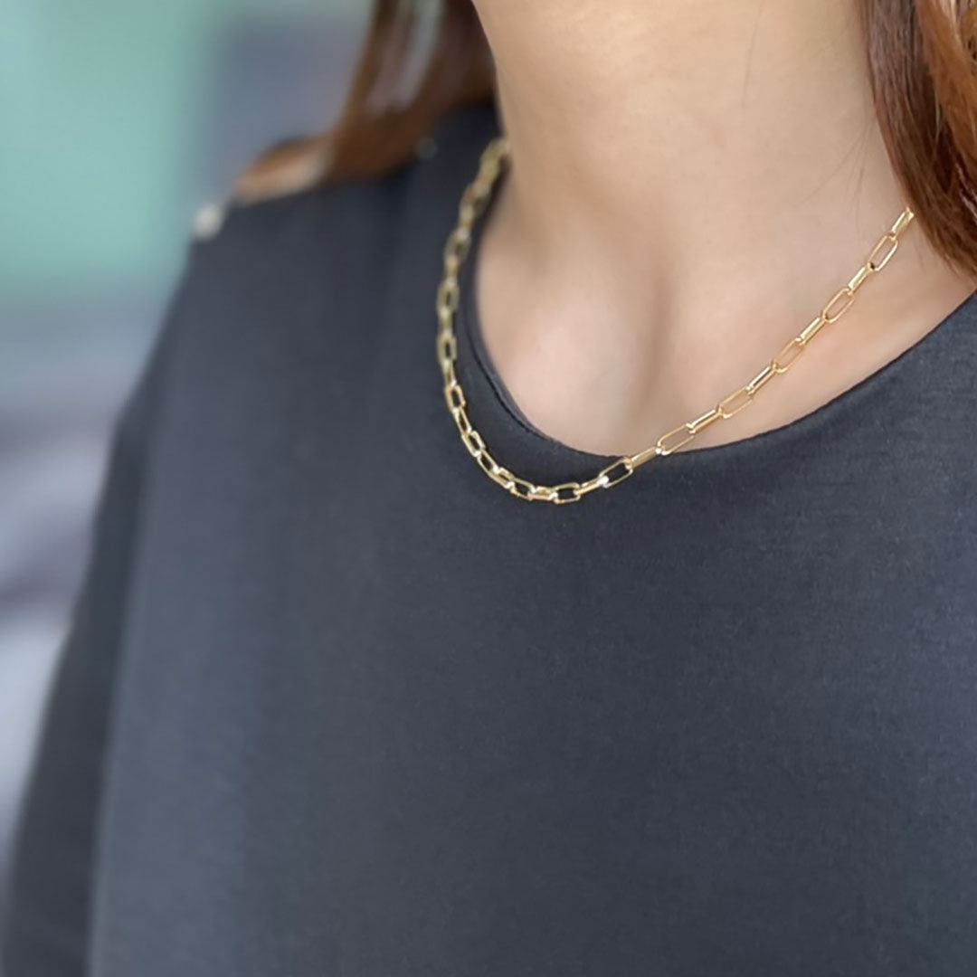 Op.28 gold ミラーノチェーンネックレス | 1 by 4 jewelry