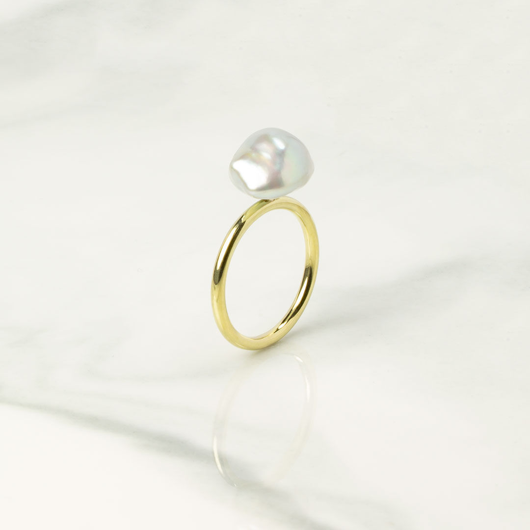 Op.4 lara K10バロックパールリング | 1 by 4 jewelry