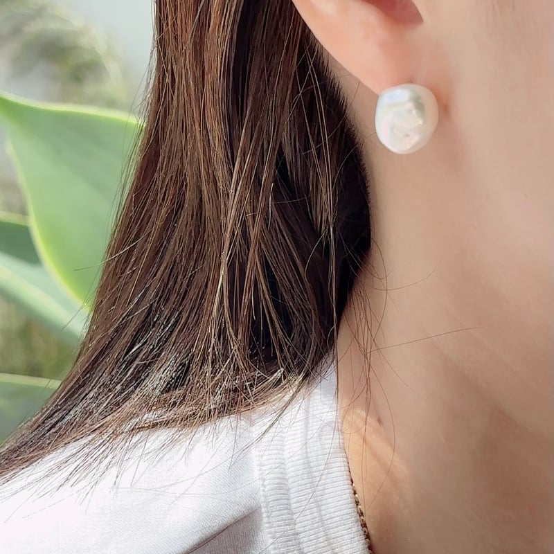 Op.78 Un バロックパールピアス | 1 by 4 jewelry
