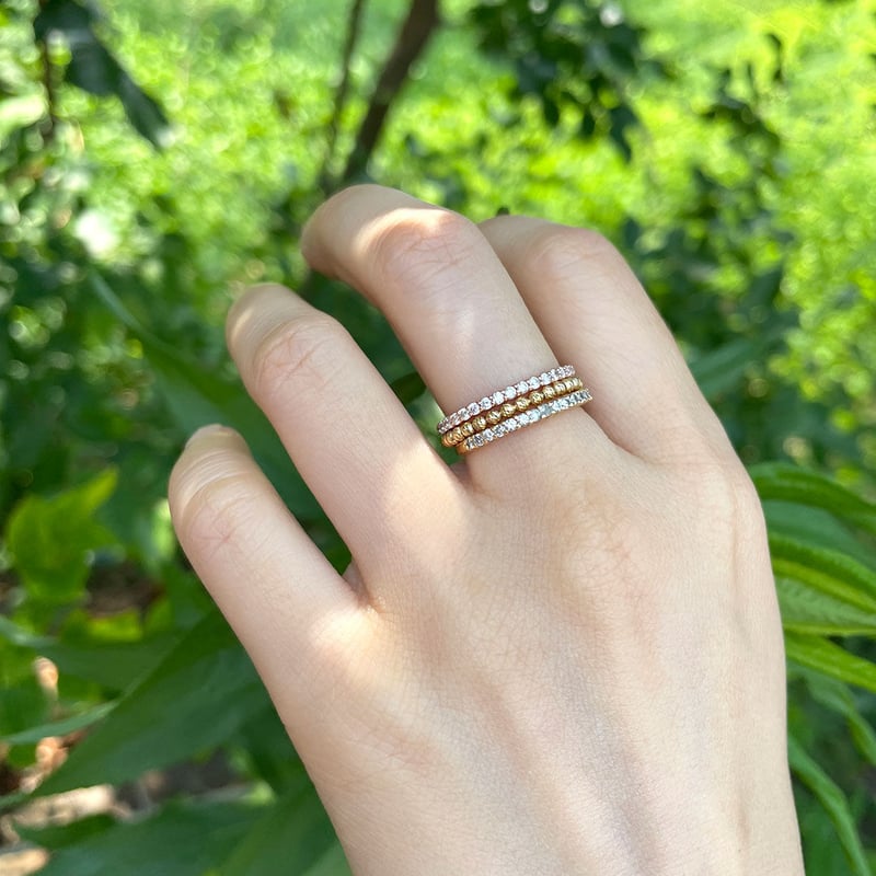 Op.23 K18 mirror ball ring | 1 by 4 jewelry Op.23 K18 mirror ball ring | 1 by 4 jewelry