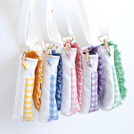 【完成品】イニシャル刺繍キッズポシェット