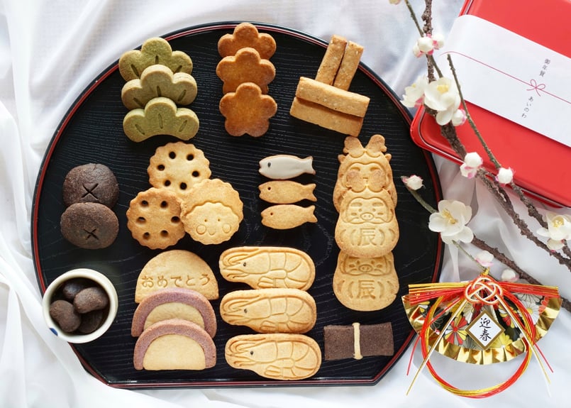 米粉クッキー缶「おせち2024」 | eyenowa's STORE