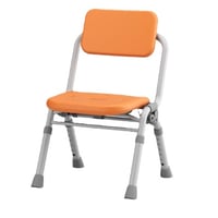 シャワーチェアAirコンパクトワンタッチ　オレンジ　【介護保険利用で購入】１割負担、西三河地域お住いの方限定