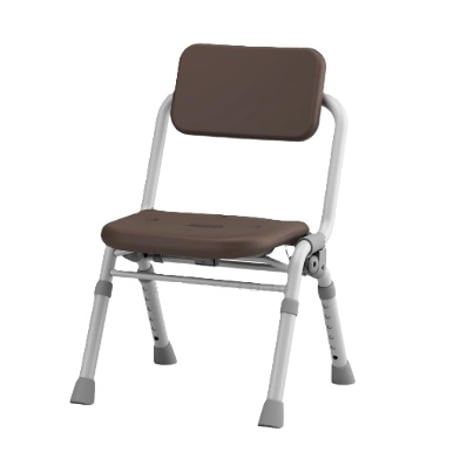 シャワーチェアAirコンパクトワンタッチ　モカブラウン　【介護保険利用で購入】１割負担、西三河地域お住いの方限定
