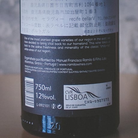 ラミロ "ヴィタル ブランコ" 2020 | Ramilo "VITAL BRANCO" 2020