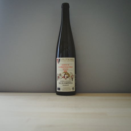 Florian et Mathilde BECK-HARTWEG "Riesling Dambach La Ville" / フロリアン "リースリング ダンバッハ ラ ヴィル" 2020