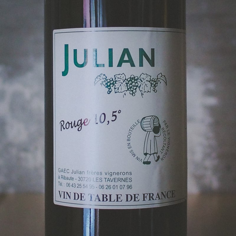 Louis Julian ワイン ルイ・ジュリアン ルージュ10.5％ | Louis Julian VdF rouge 10