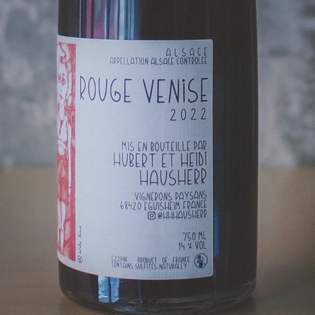 オシェール "ルージュ・ヴニージュ" 2022 | Hausherr "Rouge Venise" 2022