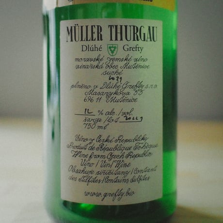 ドルゥヒ・グレフティ "ミュラー・トゥルガウ" 2021 / Dluhe Grefty " Müller Thurgau" 2021