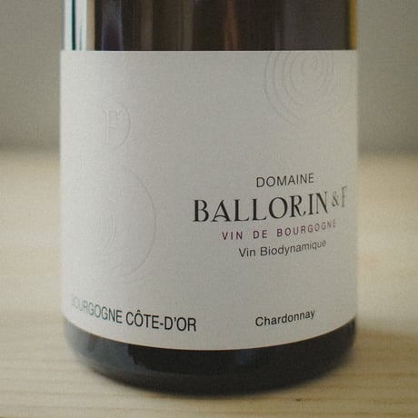 ドメーヌ・バロラン ブルゴーニュ シャルドネ 2020 / Domaine Ballorin Bourgogne Chardonnay 2020
