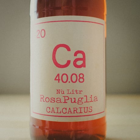 Calcarius "Rosa Puglia Negroamaro" / カルカリウス "ローザ プーリア ネグロマーロ" 2020