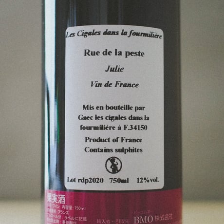 ジュリー・ブロスラン "ルー・ド・ラ・ペスト" 2020 / JULIE BROSSELIN "RUE DE LA PEST" 2020