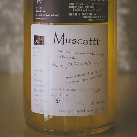 ドメーヌ・ドゥ・ロクタヴァン “ミュスカ” | Domaine de l’Octavin “Muscattt" 2022/2023