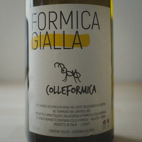 Colleformica "Formica Gialla” 2019 / コッレフォルミカ "フォルミカ ジャッラ" 2019
