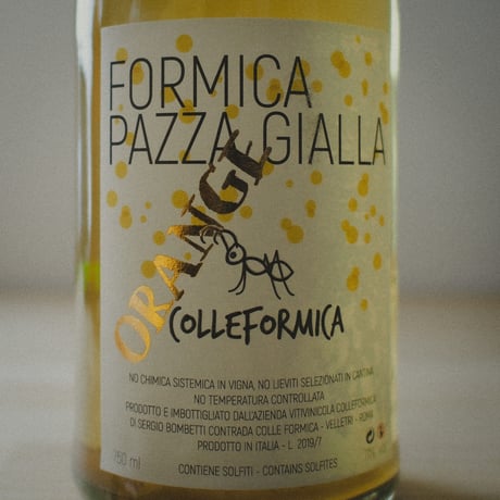 Colleformica "Formica Pazza Gialla” 2019 / コッレフォルミカ "フォルミカ パッツァ ジャッラ" 2019
