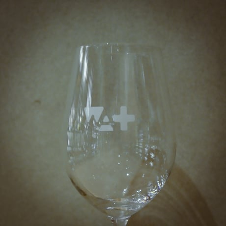 WINES&THINGS Original Wine Glass オリジナルワイングラス　白プリント