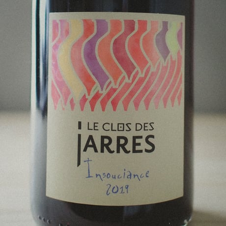 Le Clos Des Jarres  "Insouciance" / ル・クロ・デ・ジャール "アンスシアンス" 2019