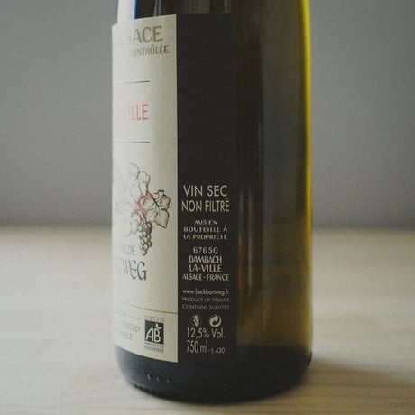 Florian et Mathilde BECK-HARTWEG "Riesling Dambach La Ville" / フロリアン "リースリング ダンバッハ ラ ヴィル" 2020