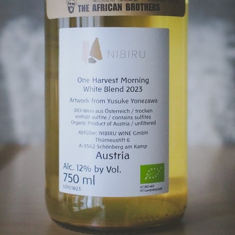 ニビル "ワン・ハーベスト・モーニング" 2023  | Nibiru Wines "One Harvest Morning" 2023