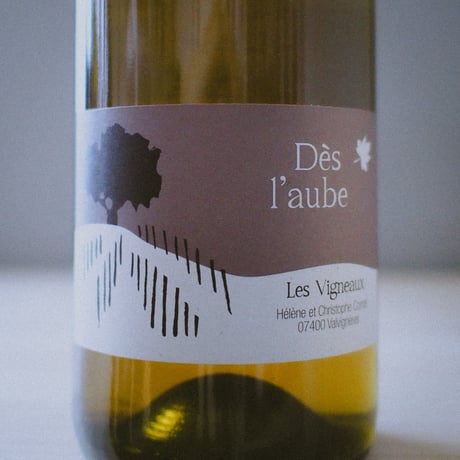 Les Vigneaux Viognier des L’Aube 2019／レ・ヴィニョー ヴィオニエ・デ・ローブ 2019