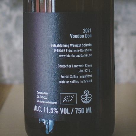 ヴァイングート・ビアンカ&ダニエル・シュミット "ヴードゥー・ドール" 2021 | Weingut Bianka und Daniel Schmitt "Voodoo Doll" 2021