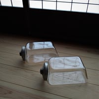 駄菓子瓶　ガラス角瓶