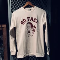 GO FAST Mr.Flatman L/S TEE type1