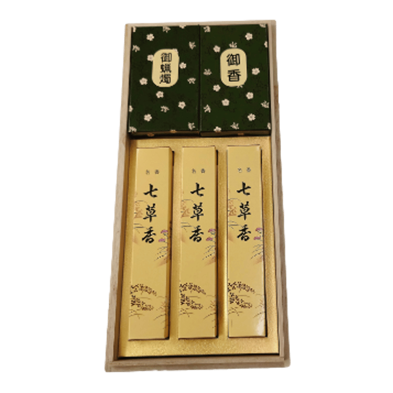 三種香（線香・ろうそく・お香） 箱入（のし対応） | 山内神仏具店